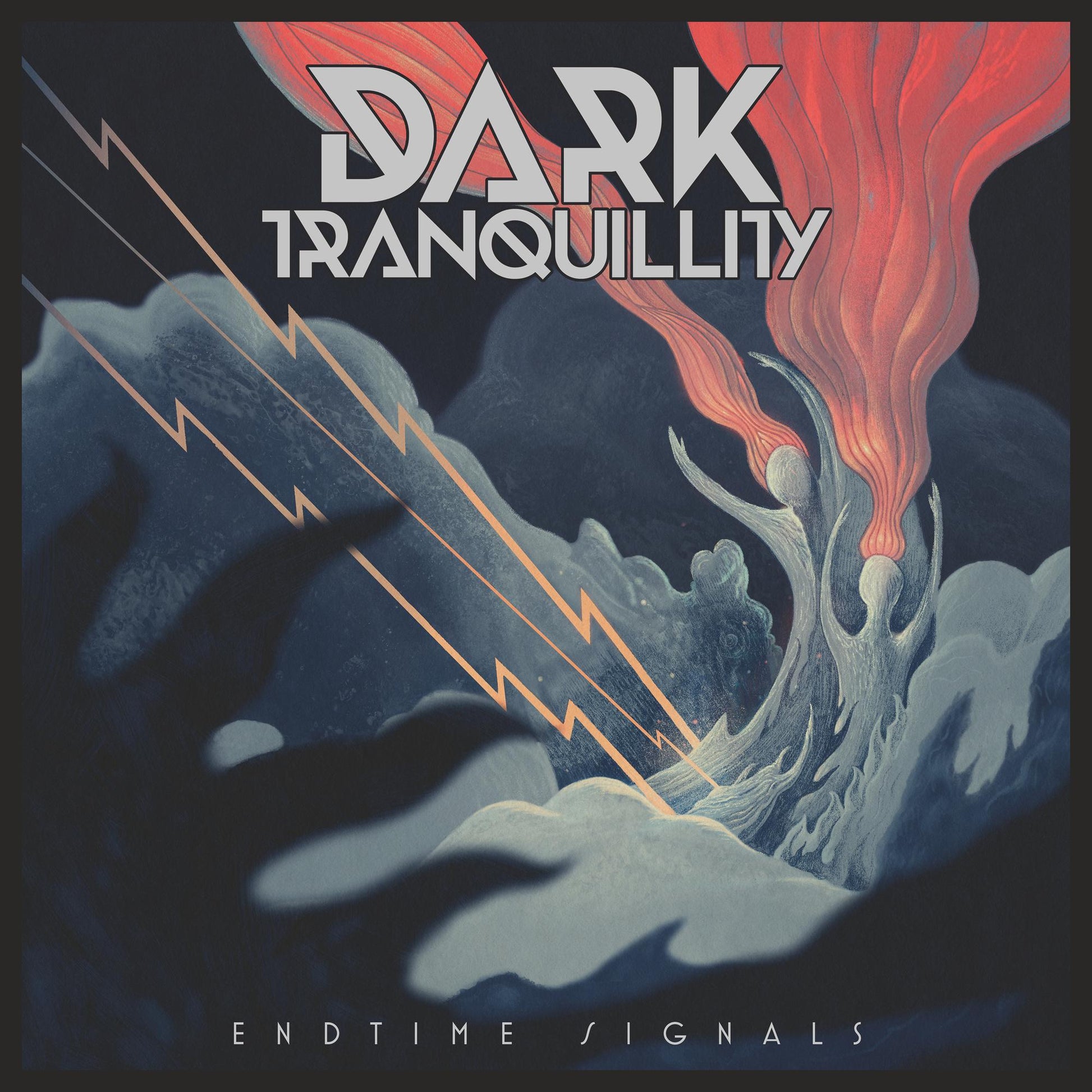 Dark Tranquillity album cover: stormy sky over a tree, with band name.