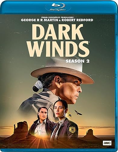 Dark Winds" Season 2 Blu-ray cover with a detective in a hat.