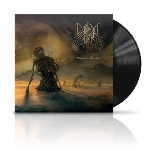 Vinyl record cover art showing a skeletal figure in a dark, desolate landscape.