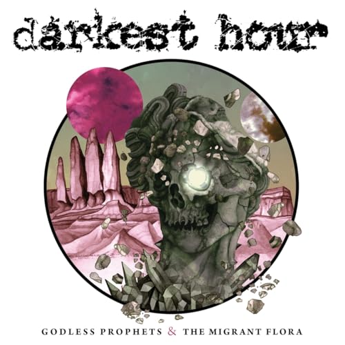 Album cover for Darkest Hour, featuring a skull and desert landscape.
