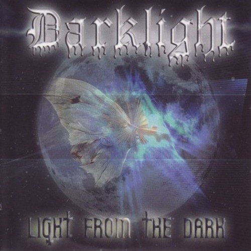 CD cover: “Darklight - Light from the Dark” with moth and nebula.