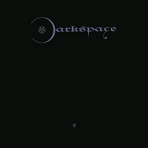 Black album cover with silver text, pentagram, and crescent moon design.