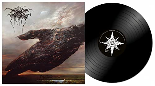 Darkthrone “Goatlord” vinyl record with dark, surrealist cover art.