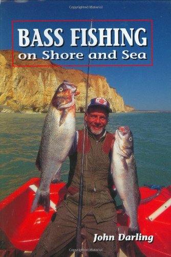 Book cover: fisherman holding two bass, coastal cliffs in background.
