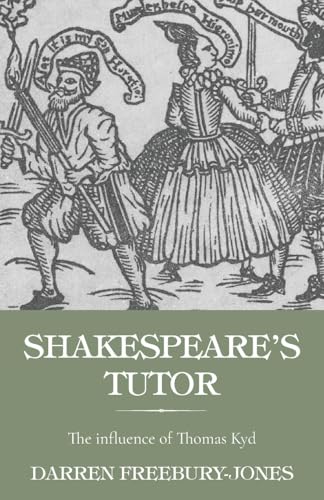 Book cover: "Shakespeare's Tutor" with historical illustration of figures.