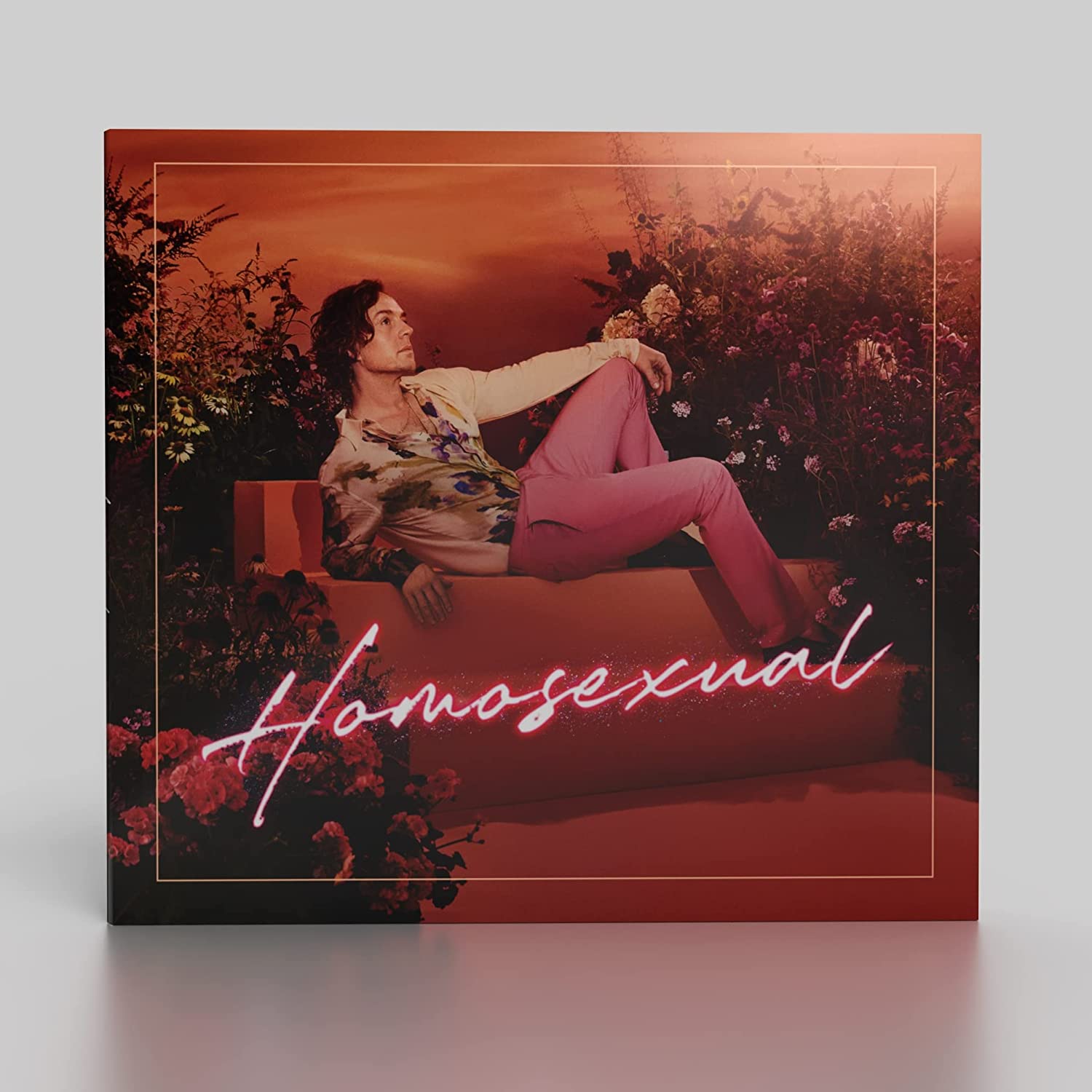 CD cover for Darren Hayes’ “Homosexual” album, featuring a portrait.