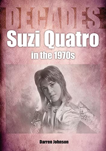 Book cover featuring Suzi Quatro, a singer from the 1970s.