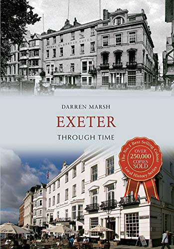 Book cover: “Exeter Through Time” showing historic and modern city views.