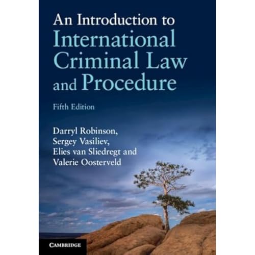 Textbook with black cover, white title and author name, academic legal subject matter.