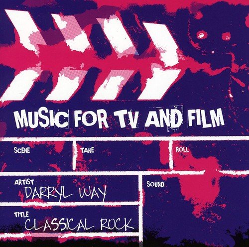 CD cover for Darryl Way’s “Classical Rock” with abstract pink and purple design.