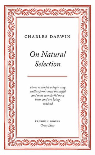 Book cover: "On Natural Selection" by Charles Darwin, Penguin Great Ideas.