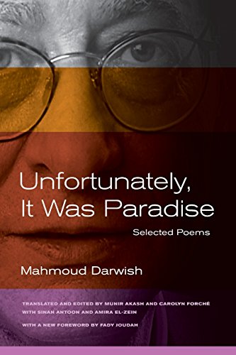 Book cover: “Unfortunately, It Was Paradise” with portrait and text.