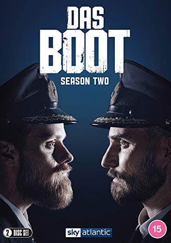 “Das Boot: Season 2” DVD cover featuring two mirrored sailors’ faces.