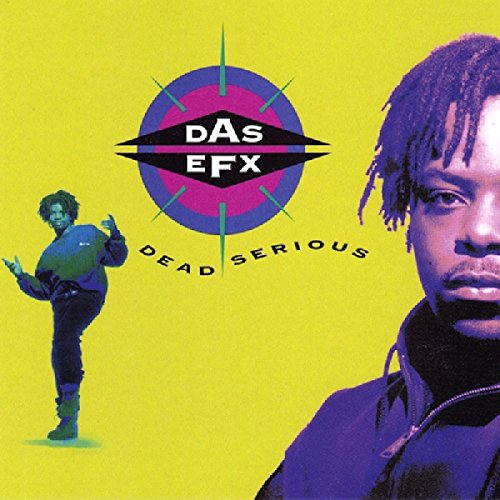 "Das Efx album cover with two men and logo on bright yellow background."