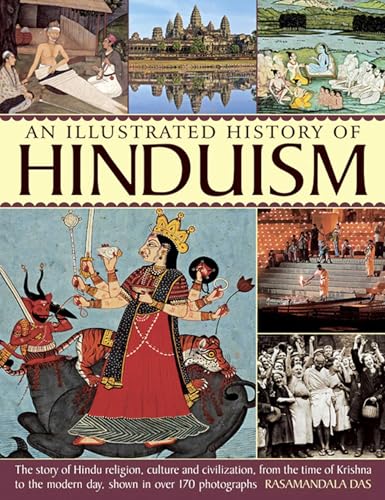 Book cover: "Illustrated Encyclopedia of Hinduism" with colorful imagery.