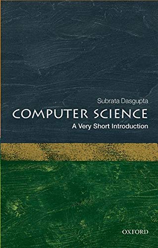 Dark green book cover with white text: "Computer Science," by Subrata Dasgupta.