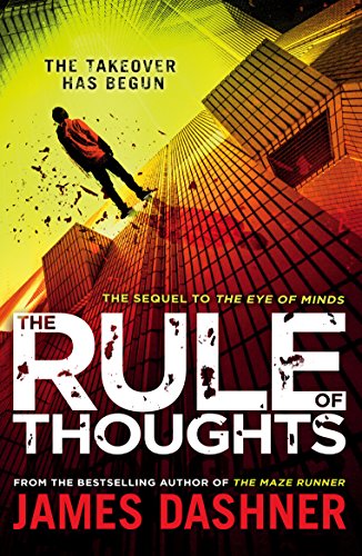 Book cover: falling figure above a red, grid-like cityscape.
