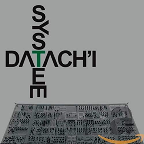 CD cover for "Datach'i - System" with abstract text and circuitry.