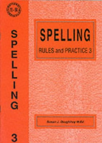 Orange cover of "Spelling Rules and Practice: No. 3" textbook.