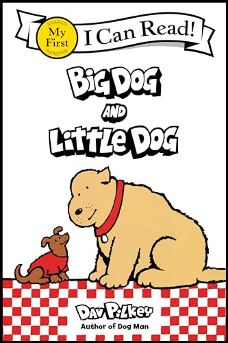 Book cover: a large tan dog and a small brown dog facing each other.