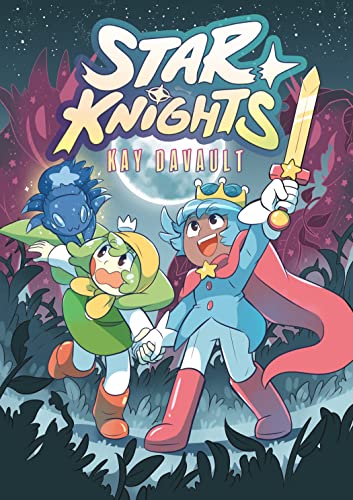 Book cover for "Star Knights" featuring three cartoon children with swords.