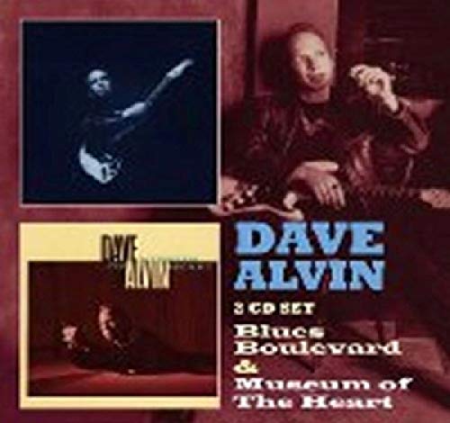 Dave Alvin album cover featuring a musician with a guitar, two CDs visible.
