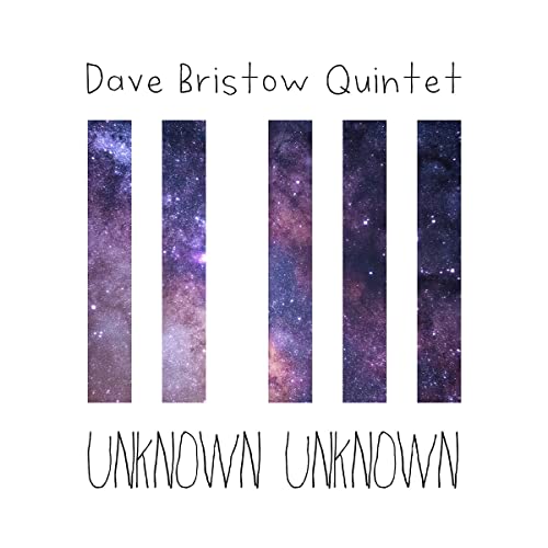 CD cover with vertical galaxy images and bold text: "Unknown Unknown".