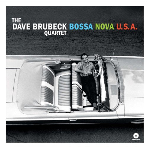 Dave Brubeck album cover: man in a classic convertible car.