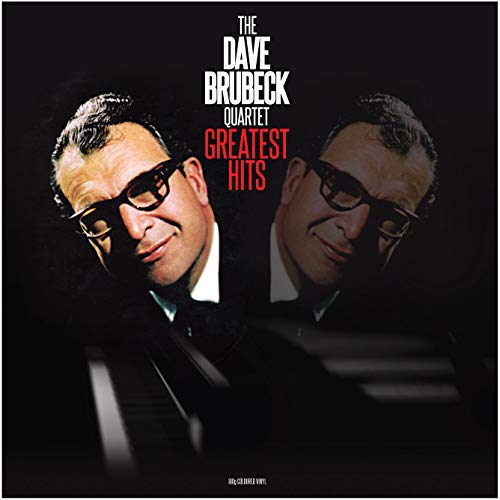 Album cover featuring two portraits of Dave Brubeck with text overlay on black background.