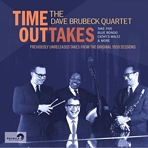 CD cover for “Time Outtakes” by The Dave Brubeck Quartet, featuring musicians.