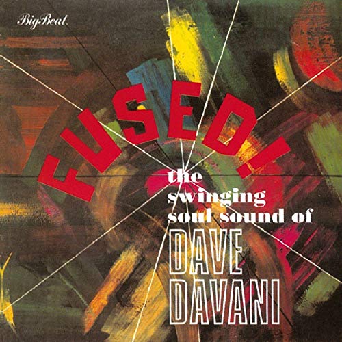 CD cover for Dave Davani’s “Fused!” with abstract red and orange design.