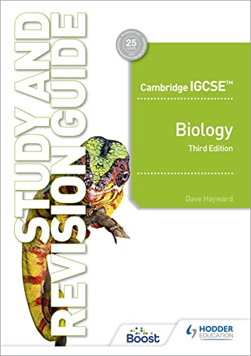 IGCSE Biology study guide cover with a chameleon image.