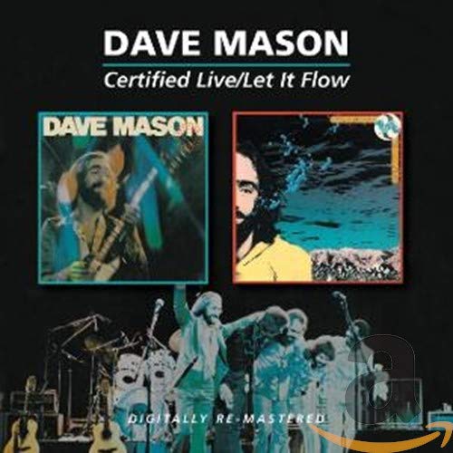 CD cover featuring Dave Mason text with two album art squares above live performance.