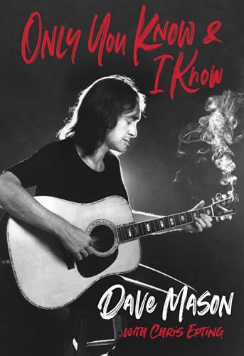 Book cover showing Dave Mason playing acoustic guitar with smoke rising from the headstock.