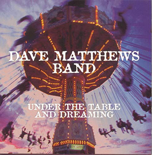 Dave Matthews Band album cover featuring a spinning swing ride against a purple sky.