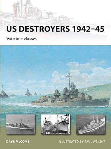 Book cover depicting US Navy destroyers at sea during World War II.