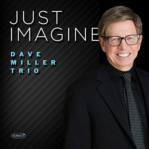 CD cover for "Just Imagine" by Dave Miller Trio, featuring a portrait.