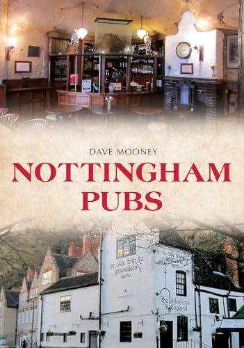 Book cover featuring photos of Nottingham pubs and red title text.