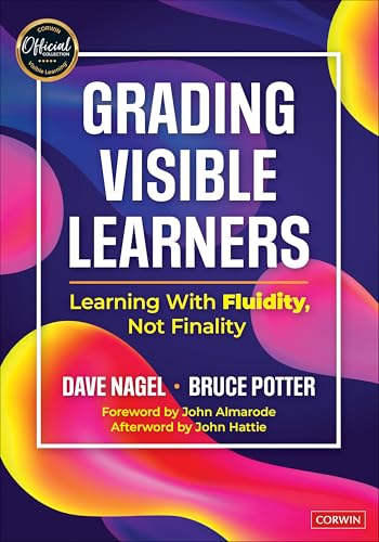 Book cover: "Grading Visible Learners" by Nagel & Potter, with colorful abstract design.