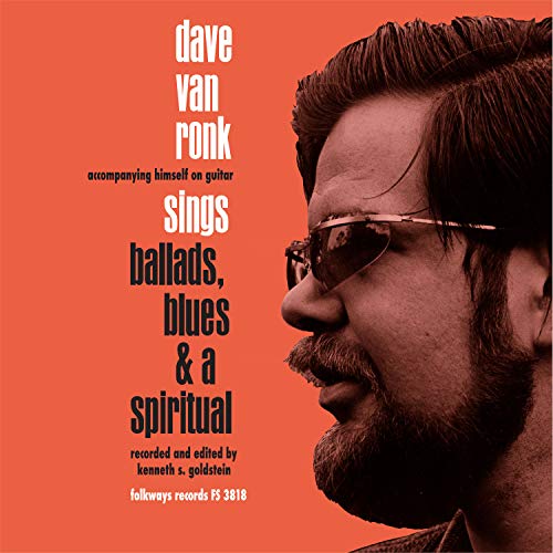 Album cover with a man's profile on an orange background, wearing sunglasses.