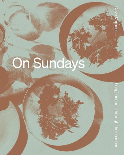Book cover: "On Sundays" with abstract food photography in warm tones.