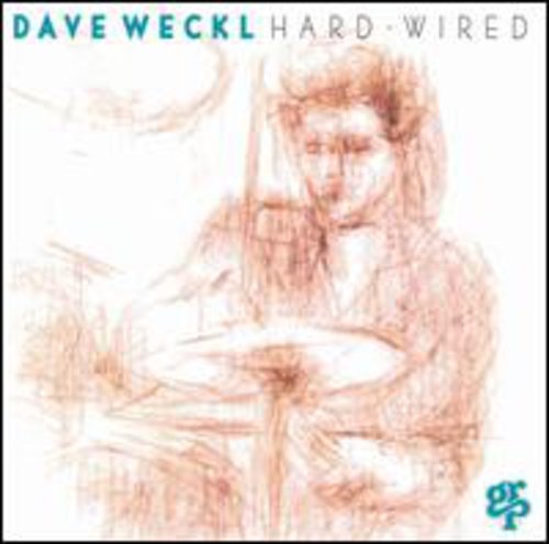 CD cover for Dave Weckl’s “Hardwired,” featuring a sketched drummer.