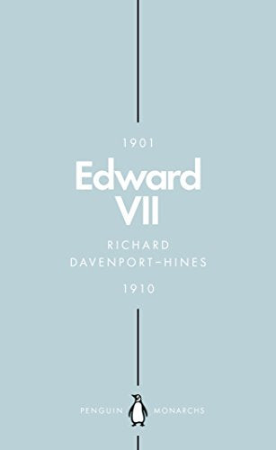 Pale blue book cover with "Edward VII" in white text and a penguin logo.