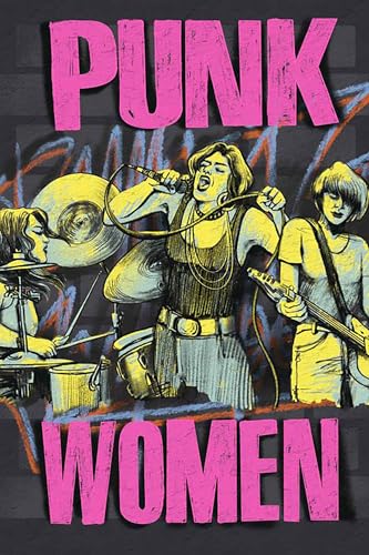 Book cover featuring illustrations of women playing punk rock instruments.