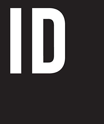 Large white letters ID on a black background.