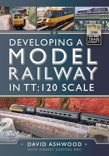 Book cover featuring model trains and railway scenes in TT:120 scale.