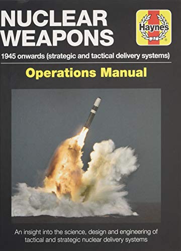 Book cover titled Nuclear Weapons Operations Manual featuring a missile launch in a cloud.
