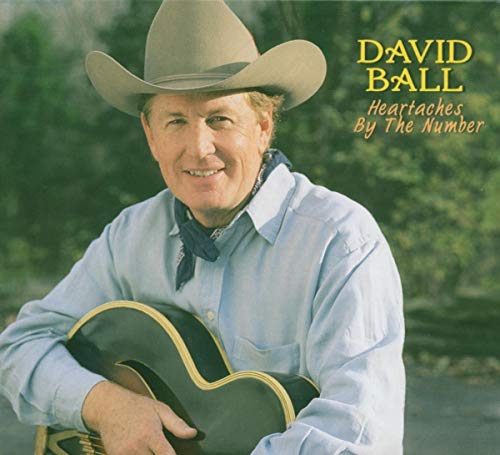 David Ball album cover, man in cowboy hat with guitar.
