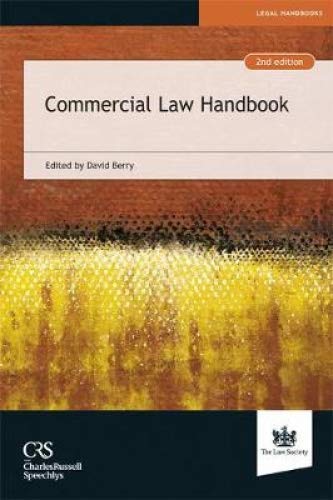 Cover of “Commercial Law Handbook, 2nd edition” with orange and brown tones.