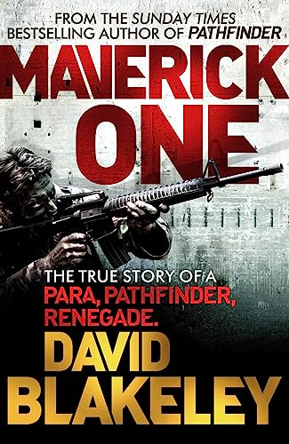 Book cover: “Maverick One” featuring a soldier with a rifle.